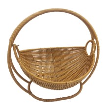 LUCKYLJBT Handcrafted Woven Basket for Home Storage - Stylish and Eco-Friendly Organization Solution